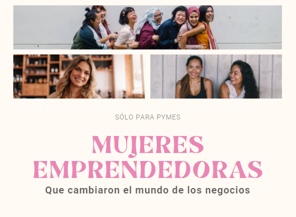 mujeres emprendedoras