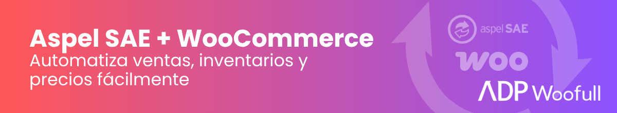 Sincroniza aspel sae con woocommerce