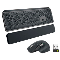 TECLADO Y MOUSE LOGITECH MX KEYS COMBO BUSINESS GEN 2 INALAMBRICO USB BOLT (ESPAÑOL) GRAFITO
