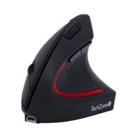 MOUSE - TECHZONE - TZMOUINA-06 - INALAMBRICO USB A - RECARGABLE - ERGONOMICO VERTICAL 2.4GHZ - OPTICO 1600 DPI - 5 BOTONES + SCROLL